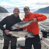 Vancouver salmon fishing charter is responsible for so many happy faces and salmon dinners by these two