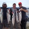This group had a nice day catching these salmon