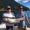 A father and son fishing team