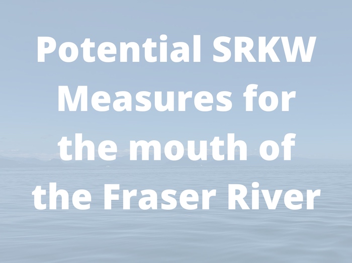 Potential SRKW Measures for the mouth of the Fraser River
